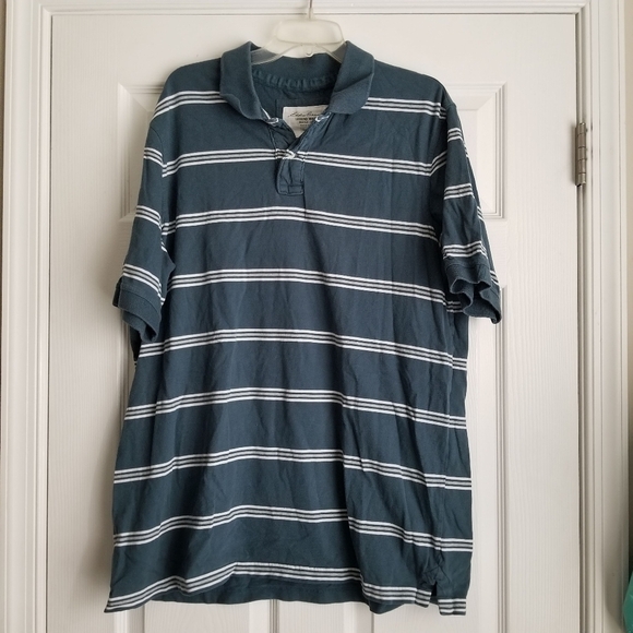Eddie Bauer Men's Legend Wash Stripe Polo - Picture 1 of 12